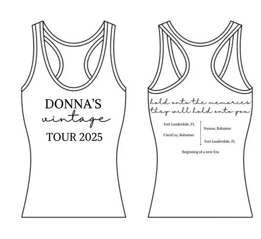 Donna’s Vintage Tour Racerback